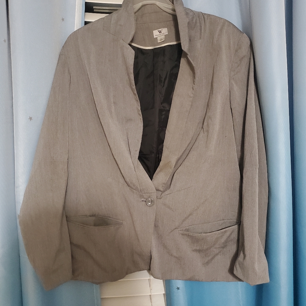Worthington large grey blazer